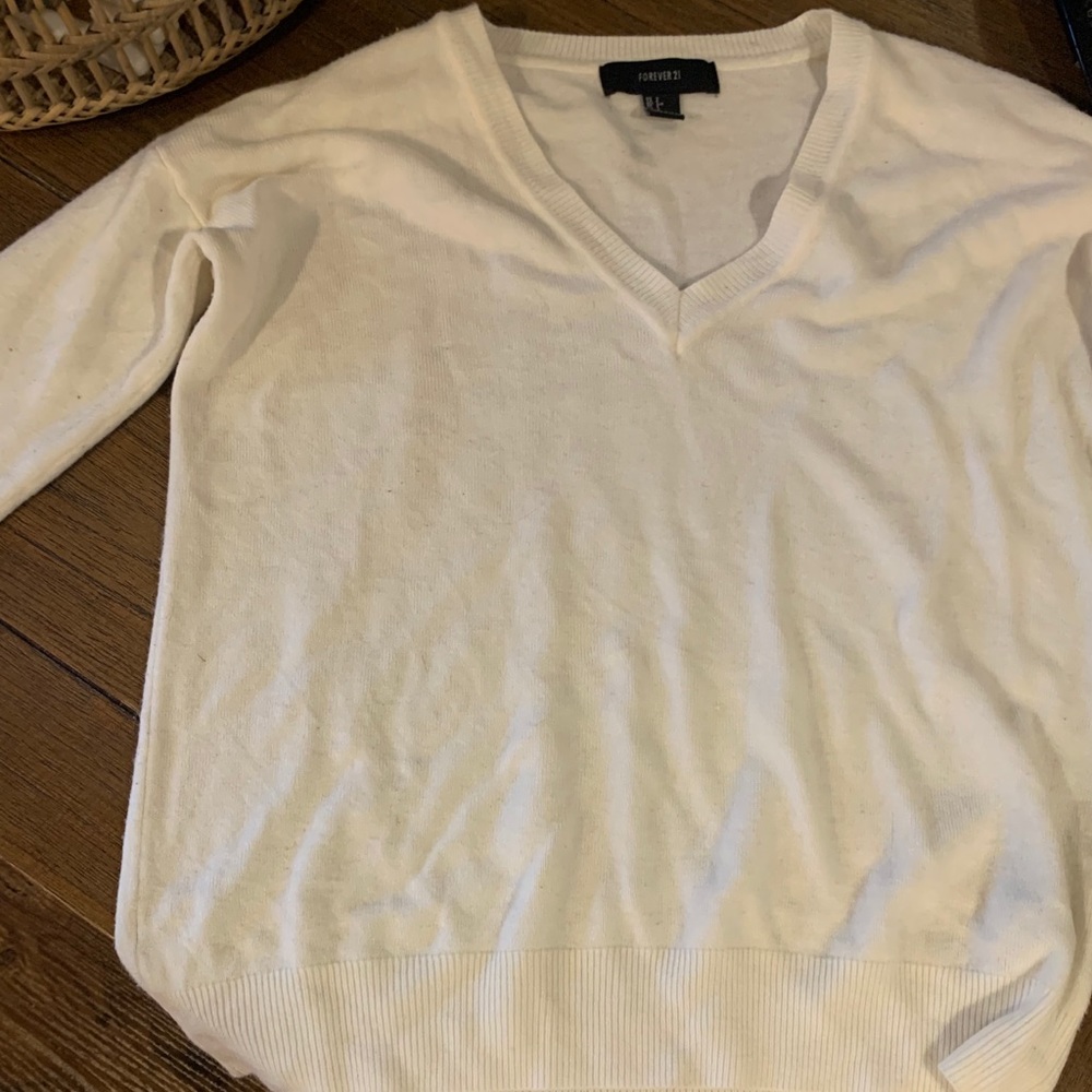 Forever 21 White Sweater